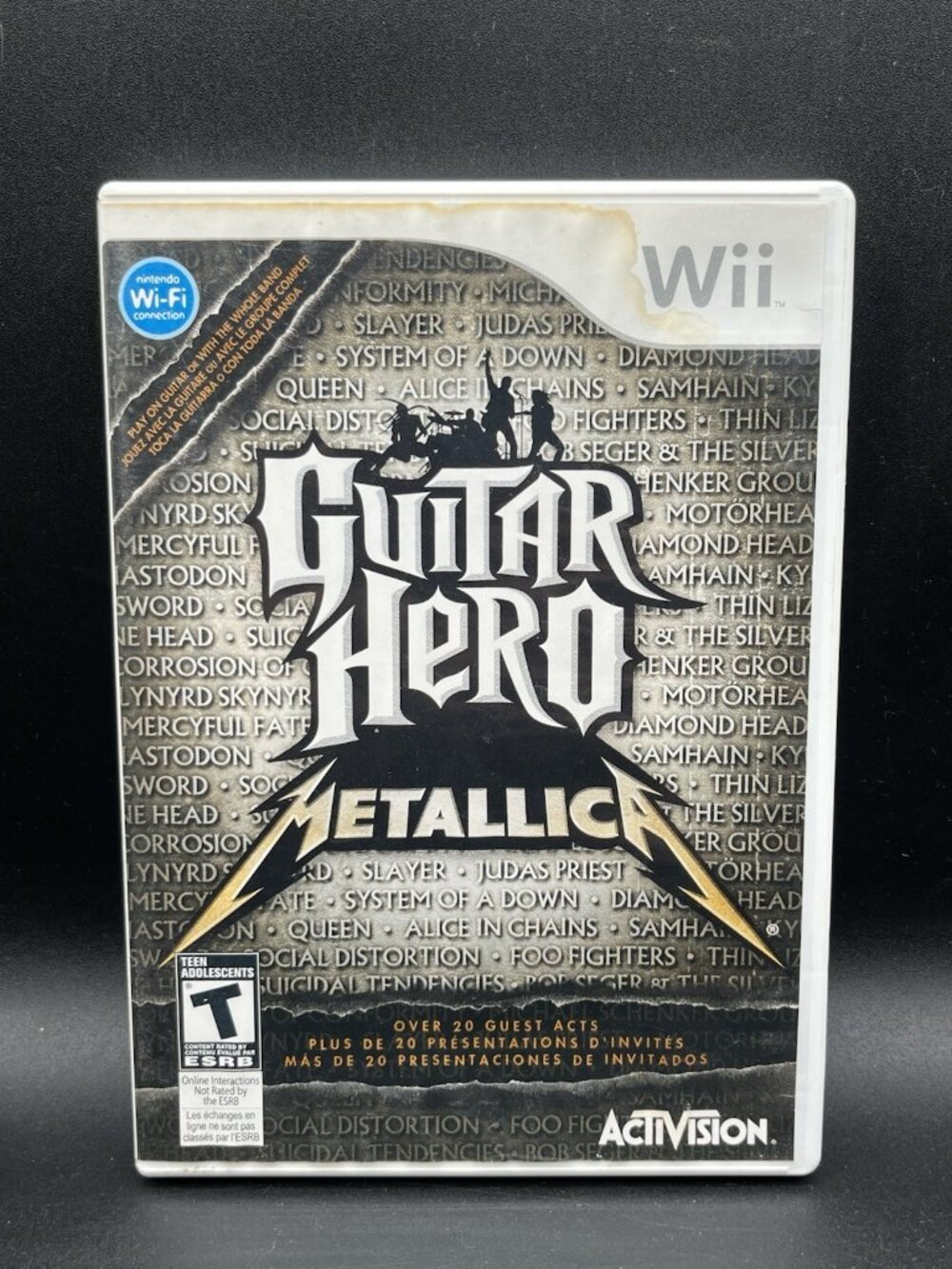 Guitar Hero: Metallica Nintendo Wii (2009) Complete With Manual ✅